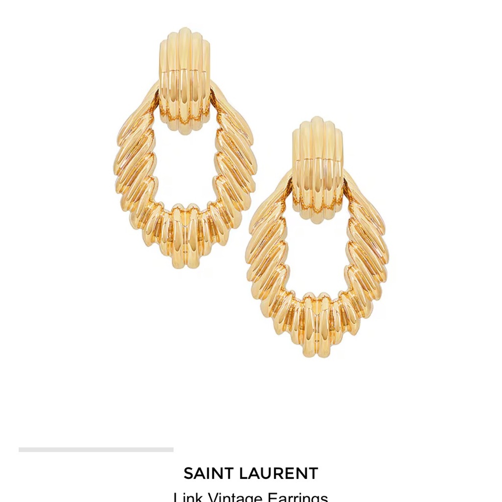 ‼️SOLD‼️Saint Laurent Gold Vintage Earrings